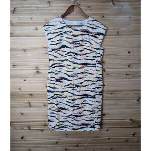 MM LaFleur Dress Womens 6 Multicolor Maaza 2.0 Dress Airy Cotton Mojave Print